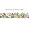 Wrapables Landscape Floral Metallic Gold Foil Washi Tape, 30mm x 3M